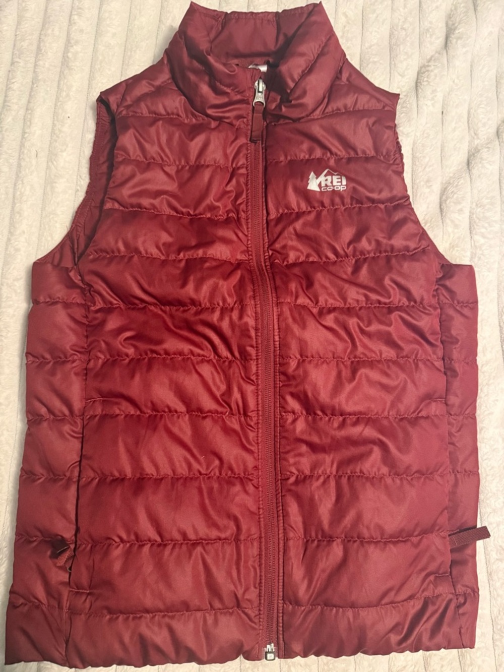 REI Women's Red Quilted Puffer Vest